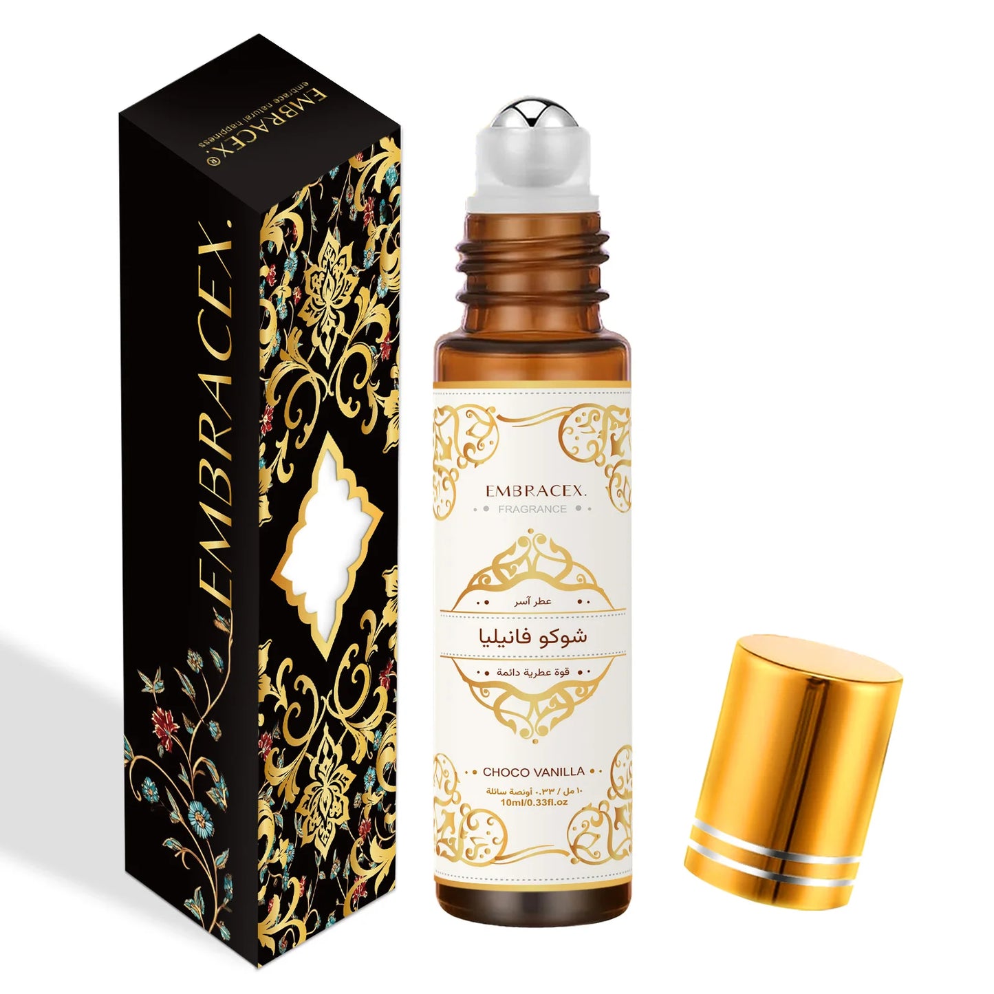 10ml Choco Vanilla Essential Oil شوكو فانيليا Roller Aromatherapy Eid Al-Fitr Gift Car Air Freshener Long Lasting Scent